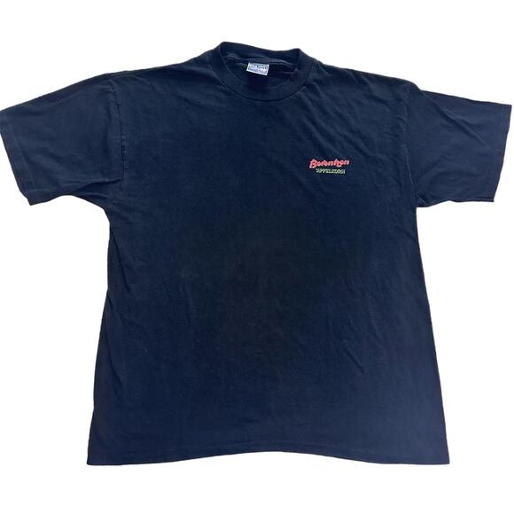 Berentzen apfelkorn liqueur black short sleeve single stitch XL - Picture 1 of 6